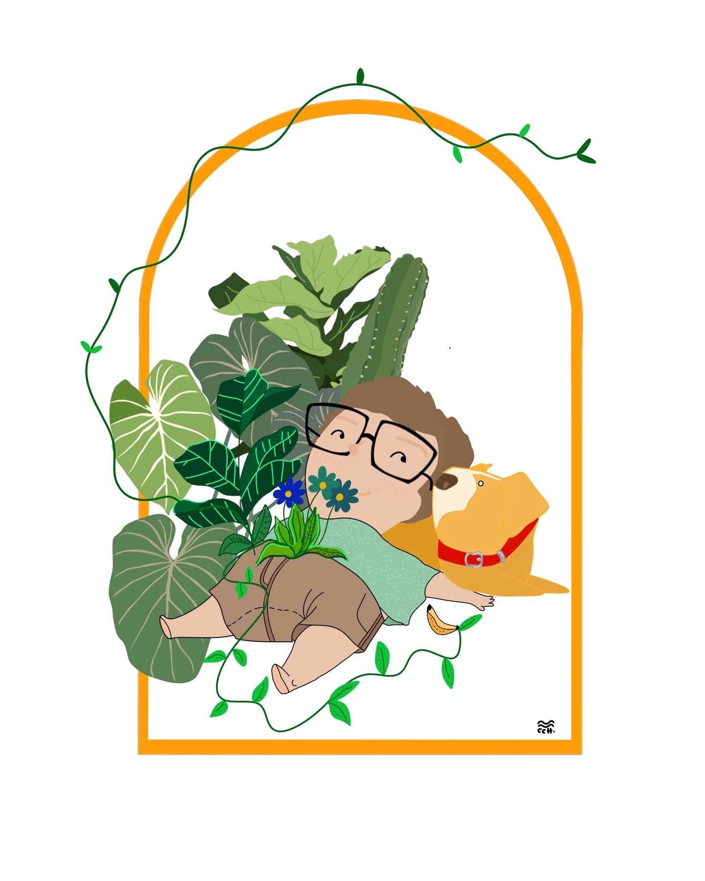 Mis plantas y banana., imagen 1
