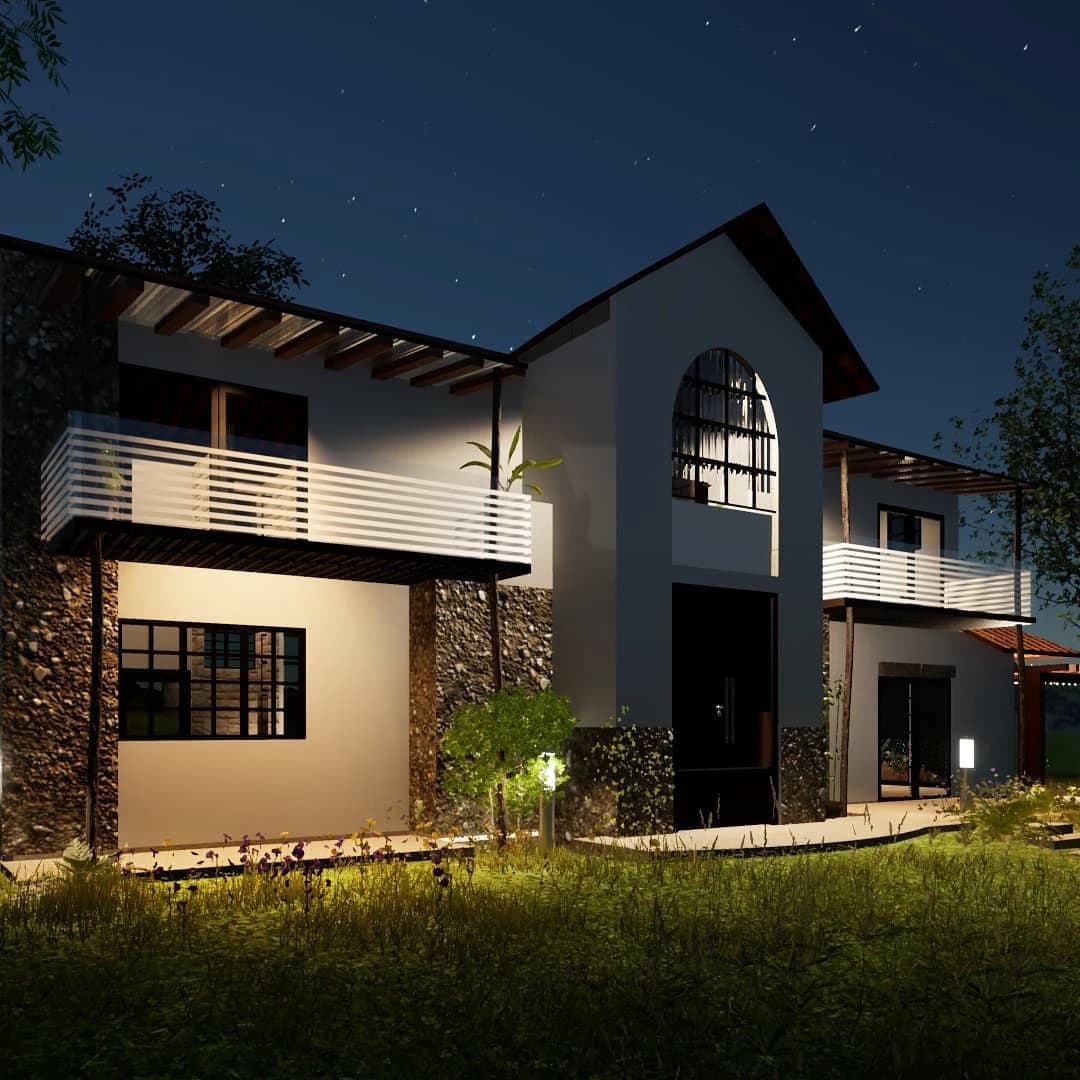 Diseño Fachadas Vivienda Campestre Marinilla, imagen 2
