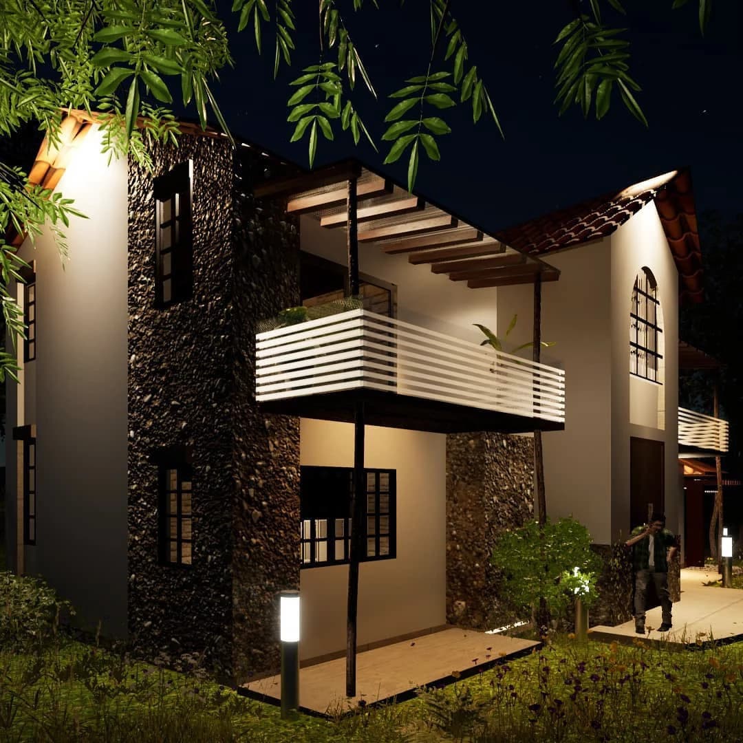 Diseño Fachadas Vivienda Campestre Marinilla, imagen 3