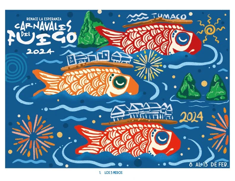 Identidad Visual: Carnavales Del Fuego 2024 Tumaco, imagen 10