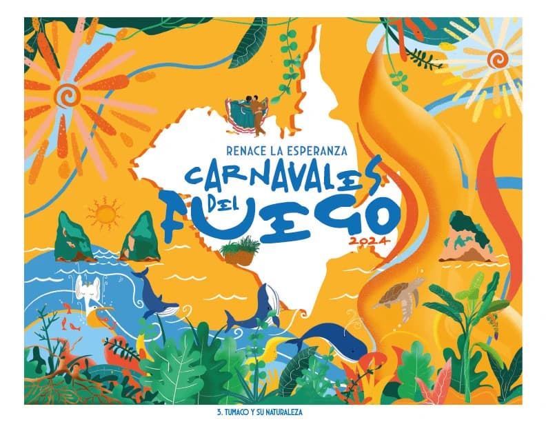 Identidad Visual: Carnavales Del Fuego 2024 Tumaco, imagen 14