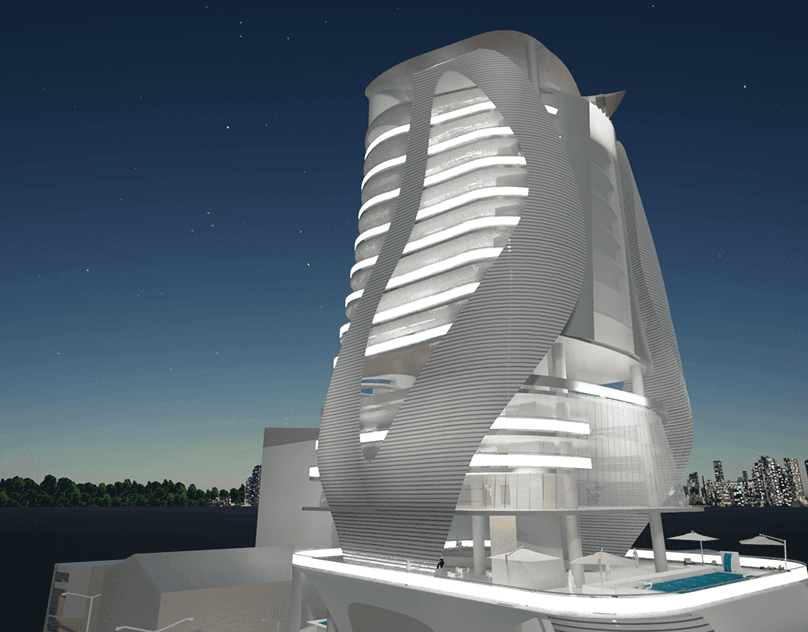 Render Proyecto Hotel & Centro R. Deportiva
