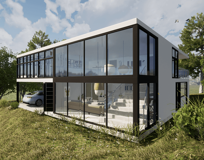 Fachadas de Vivienda Campestre