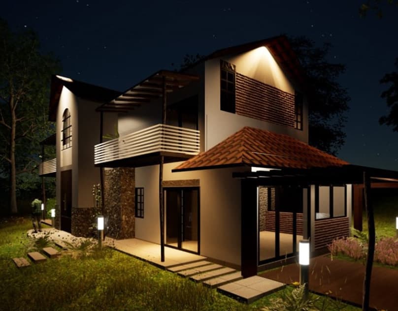 Diseño Fachadas Vivienda Campestre Marinilla