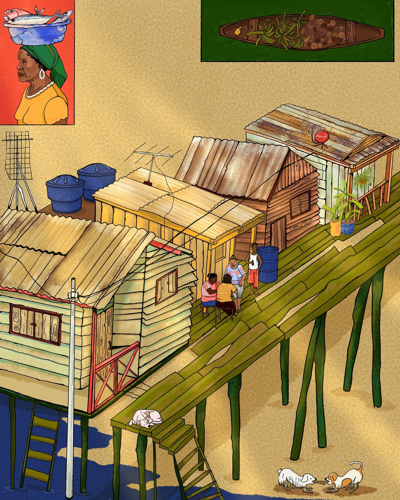 Las casas que mece el mar, imagen 1