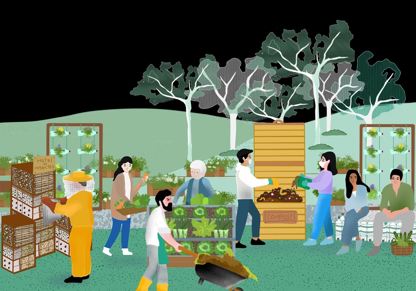 Reciclar, educar y habitar: Proyecto urbano ilustrado, imagen 4