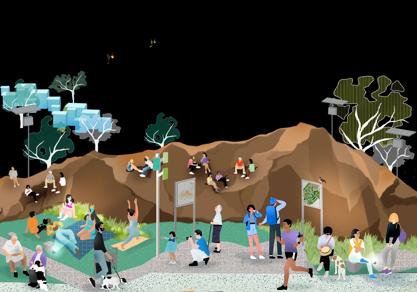 Reciclar, educar y habitar: Proyecto urbano ilustrado, imagen 3