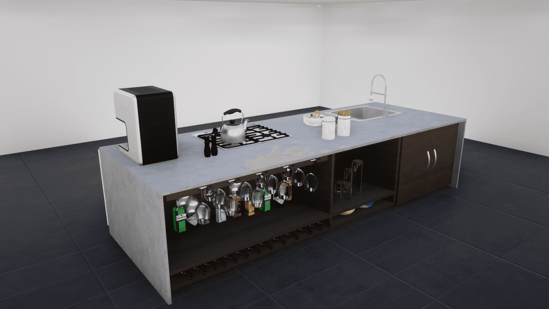 Render Diseño Mueble para Cocina, imagen 3