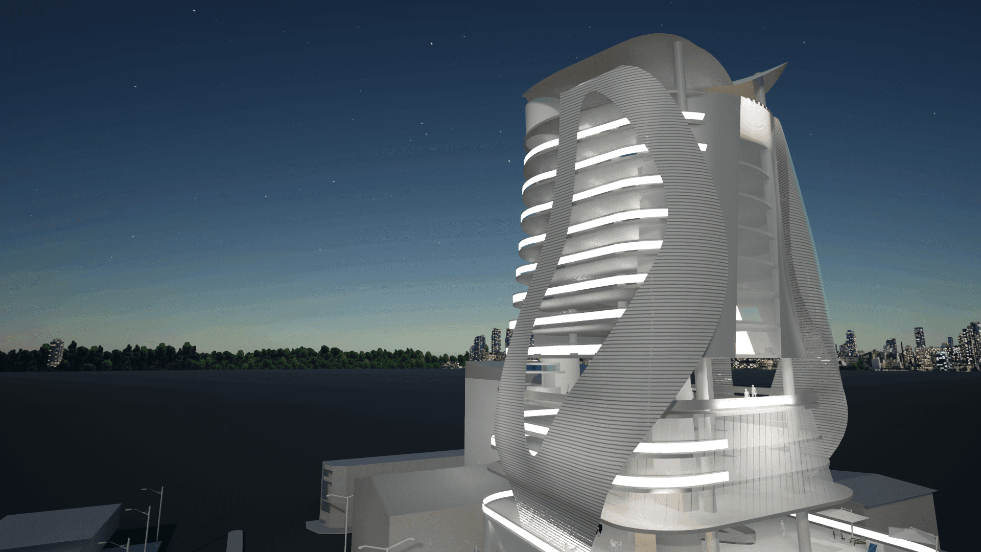 Render Proyecto Hotel & Centro R. Deportiva, imagen 4