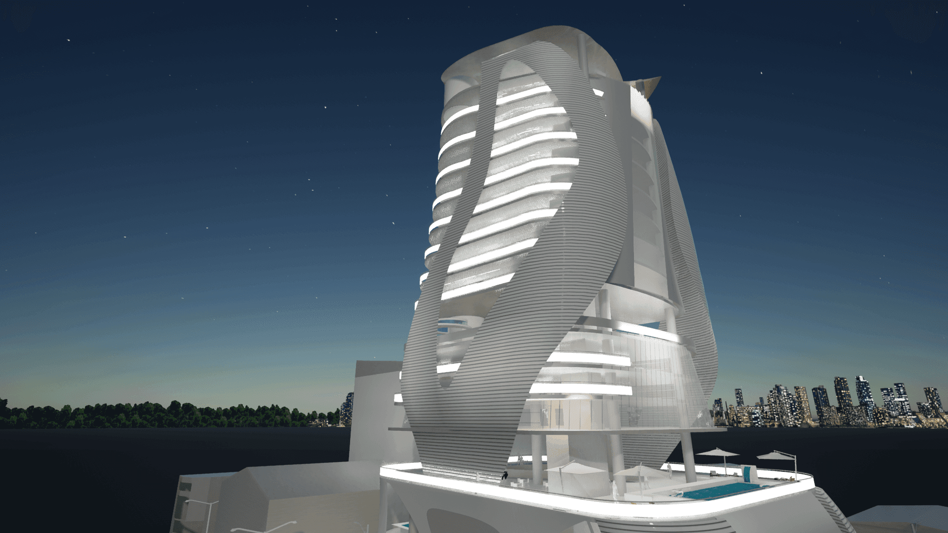 Render Proyecto Hotel & Centro R. Deportiva, imagen 1