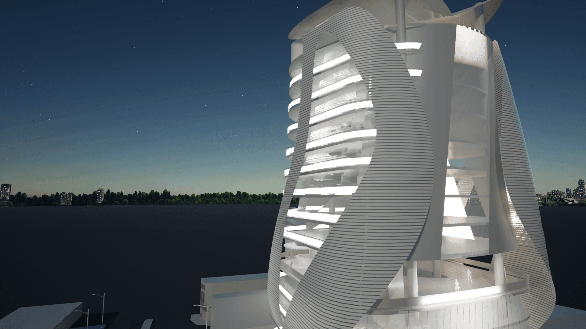 Render Proyecto Hotel & Centro R. Deportiva, imagen 2