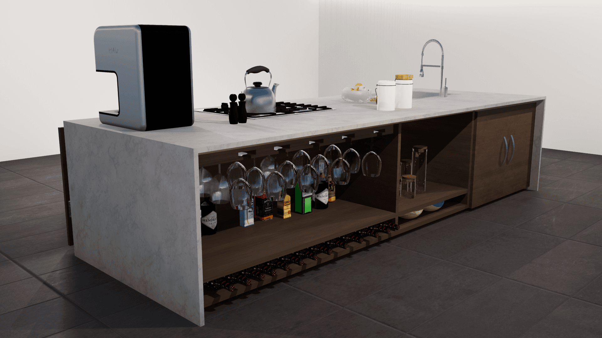 Render Diseño Mueble para Cocina, imagen 4