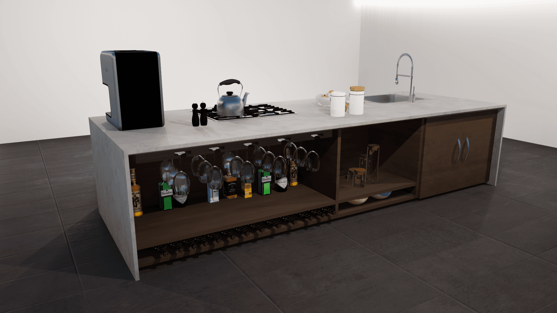 Render Diseño Mueble para Cocina, imagen 5