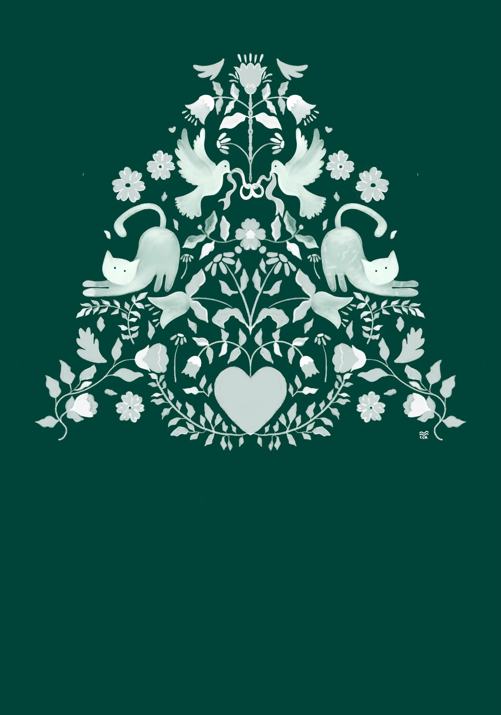 Diseño gráfico para boda tarjeta M&D, imagen 5
