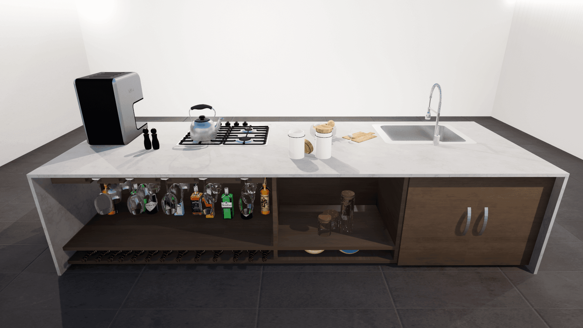 Render Diseño Mueble para Cocina, imagen 2