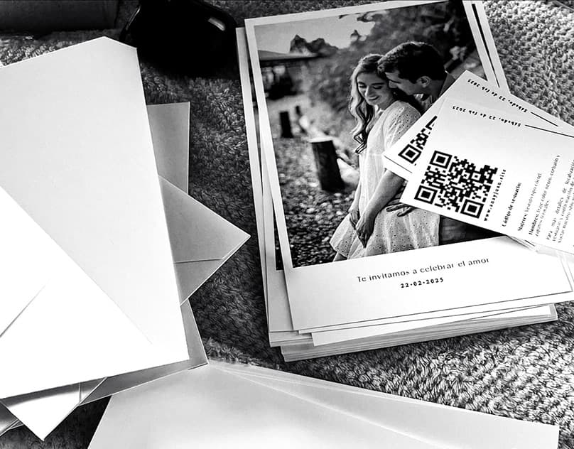 Identidad visual para boda: Papelería, señalética y web